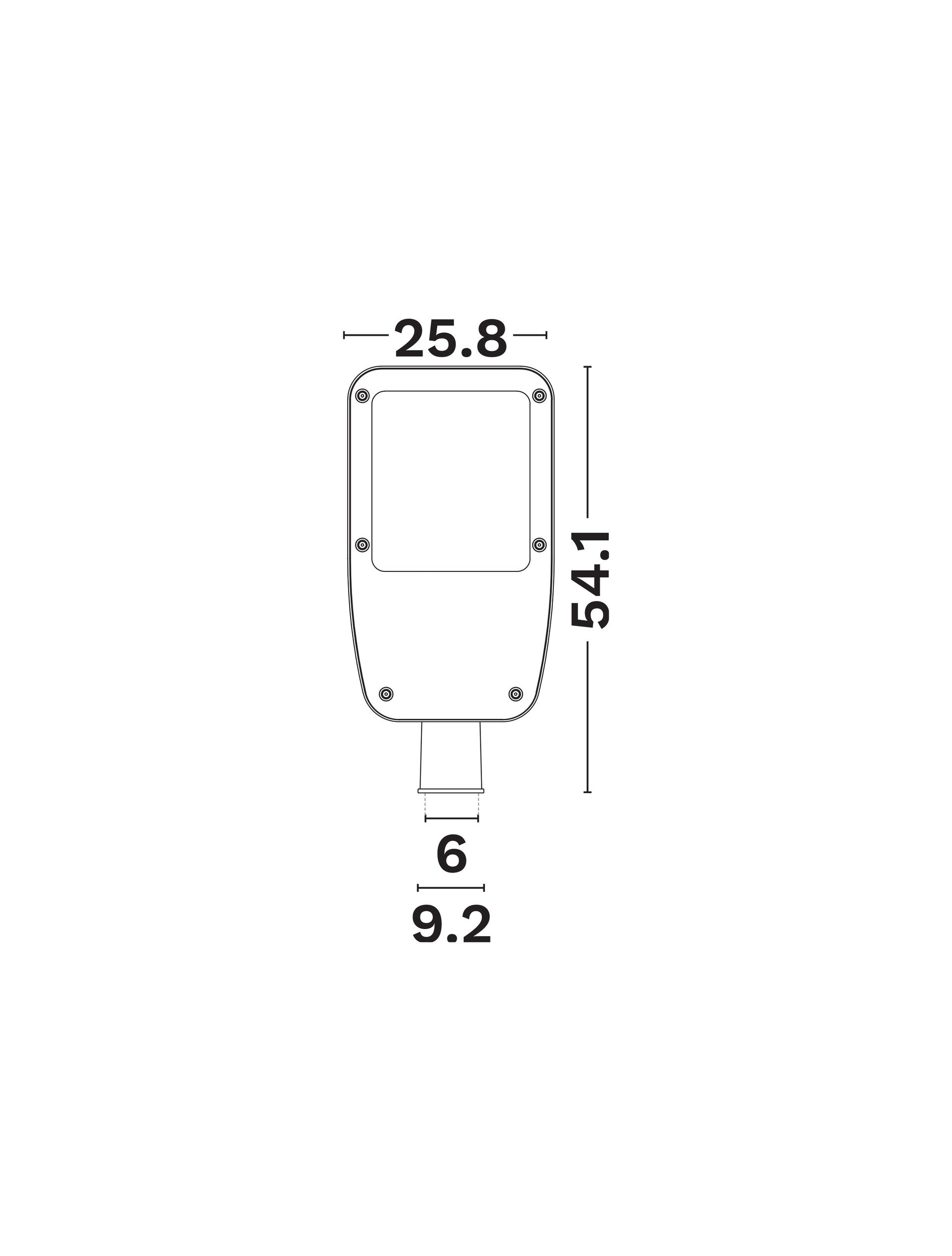Техническо осветление ZEVA 100W 5700K Улично IP66