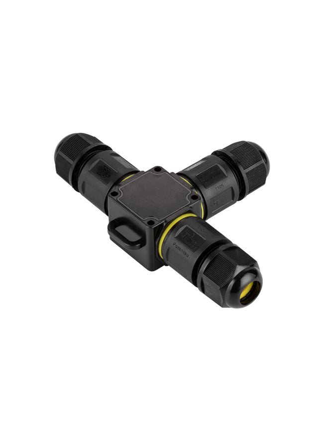 Аксесоар Черен T-конектор IP68 макс24A 0.5-2.5мм² - alternate view