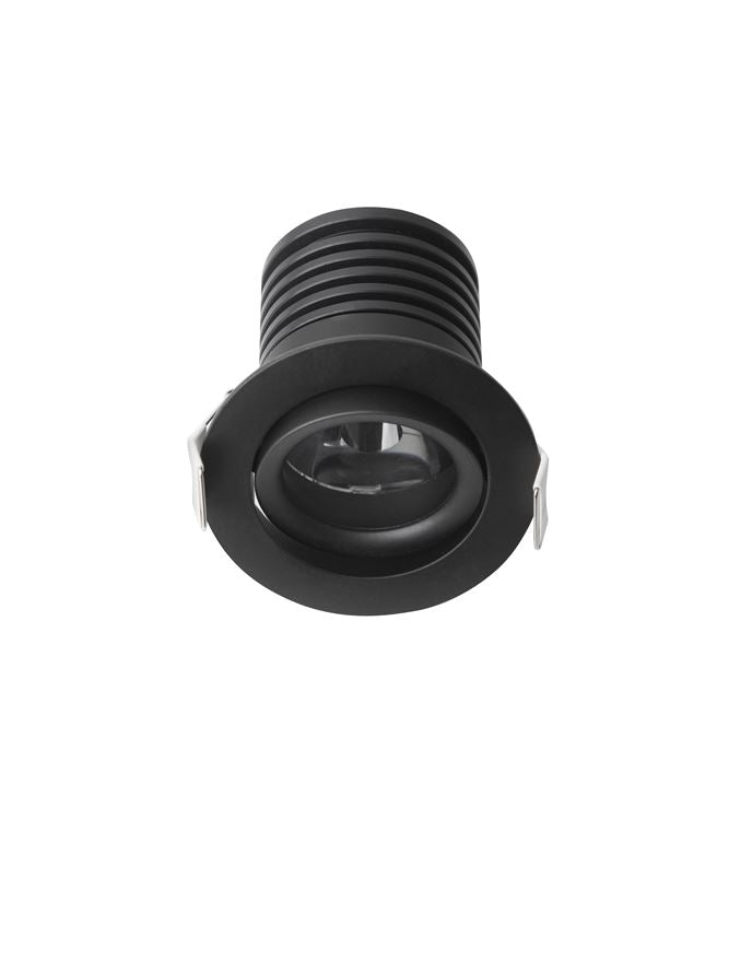 Техническо осветление TIF LENS 2W 3000K Пясъчно черен