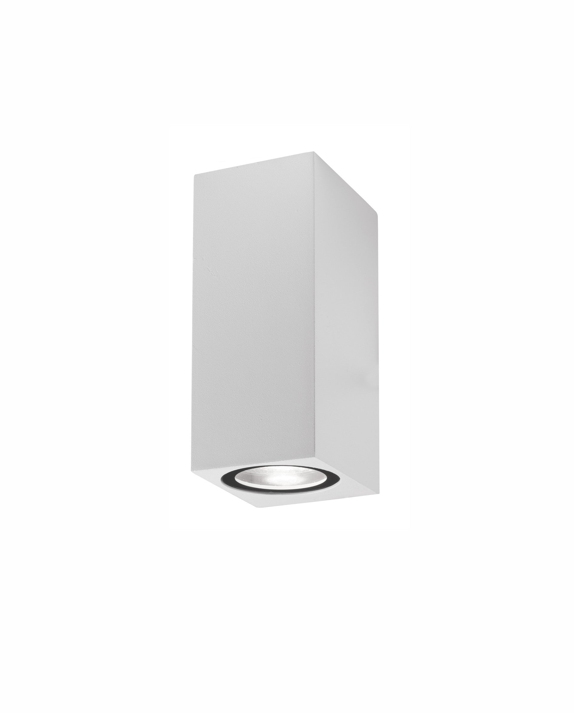Външен аплик NERO LED GU10 2x10W Пясъчно бял алуминий нагоре/надолу