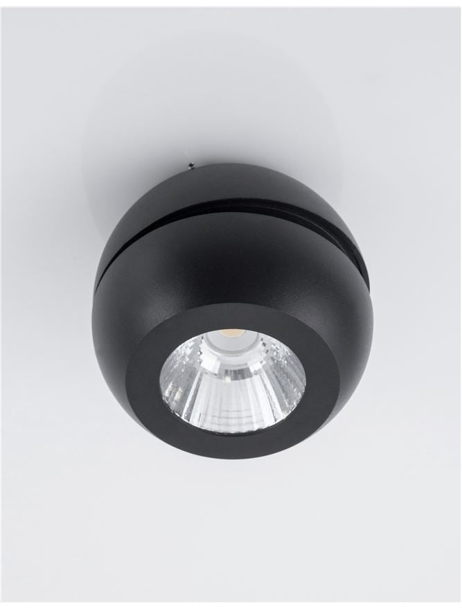 Висящо осветително тяло (пендел) GON 5W LED Пясъчно черен алуминий