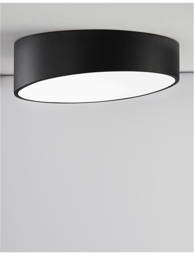 Висящо осветително тяло (пендел) MAGGIO 60W LED Пясъчно черен алуминий матово бял акрил ⌀50 H12см