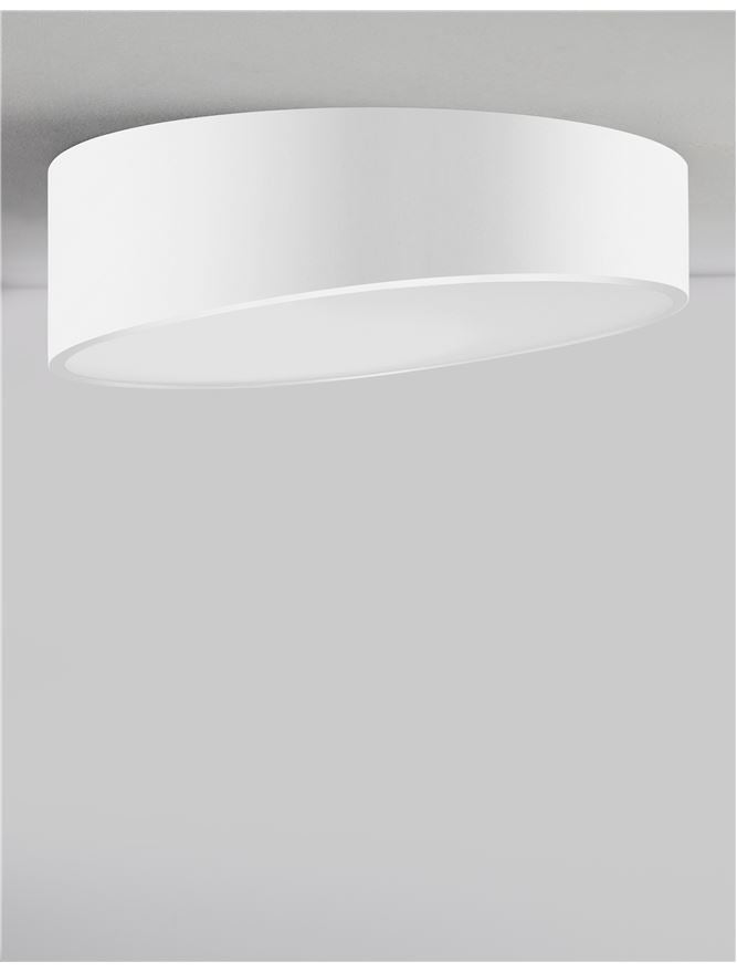 Висящо осветително тяло (пендел) MAGGIO 60W LED Пясъчно бял алуминий матово бял акрил ⌀50 H12см