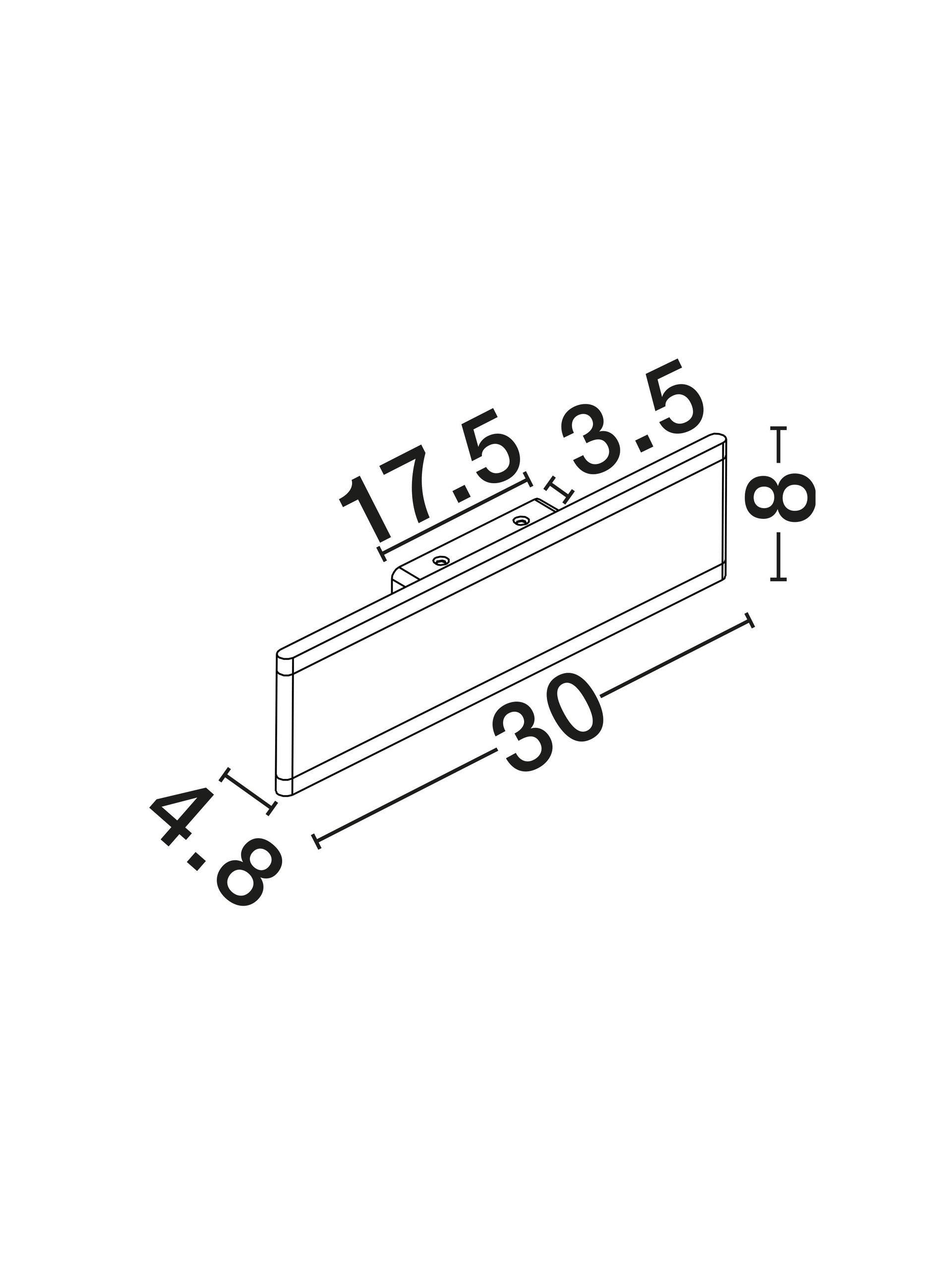Висящо осветително тяло (пендел) LINE 2x8W Пясъчно бял алуминий и акрил