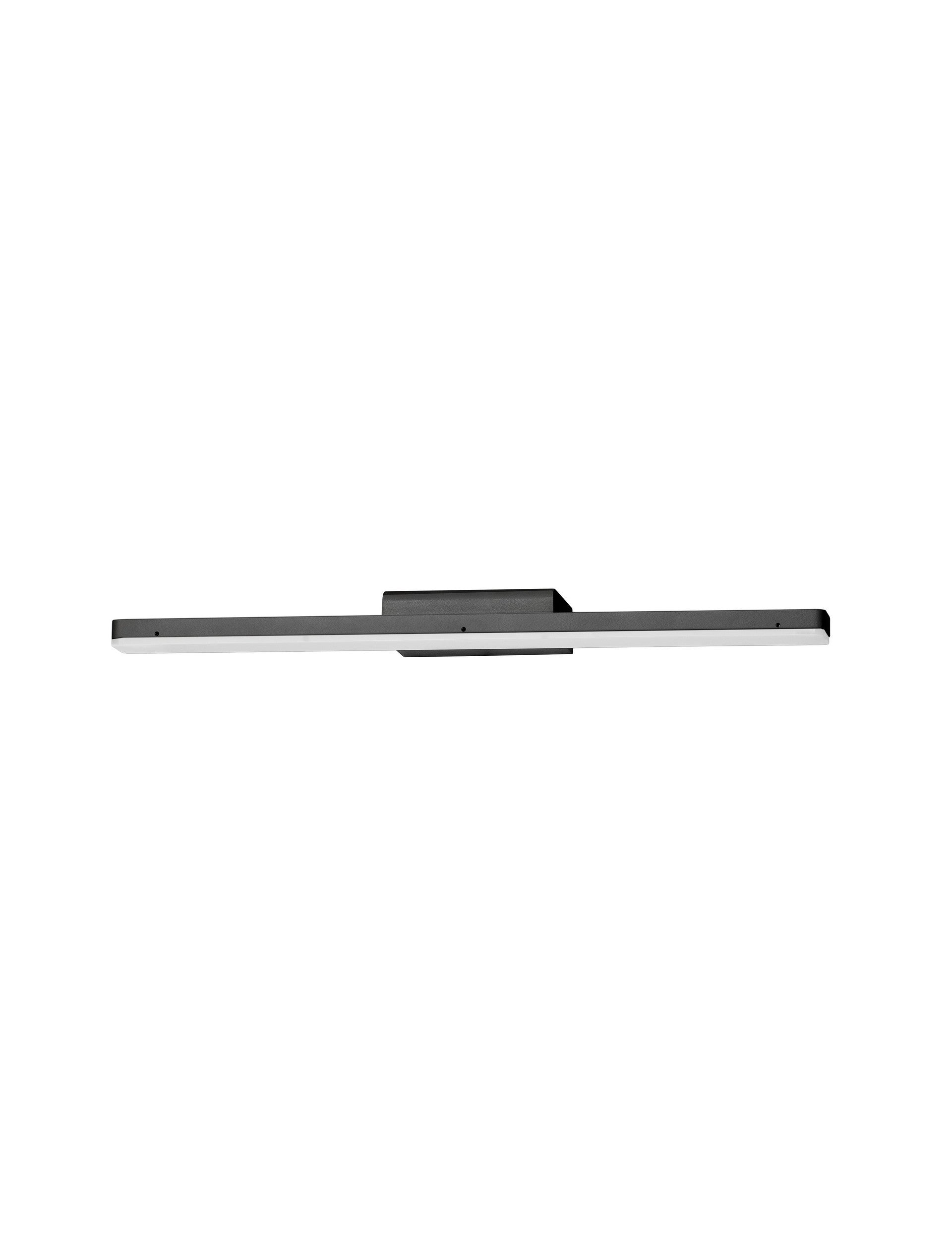 Висящо осветително тяло (пендел) NYX 12W LED Тъмен сив алуминий и акрил IP44
