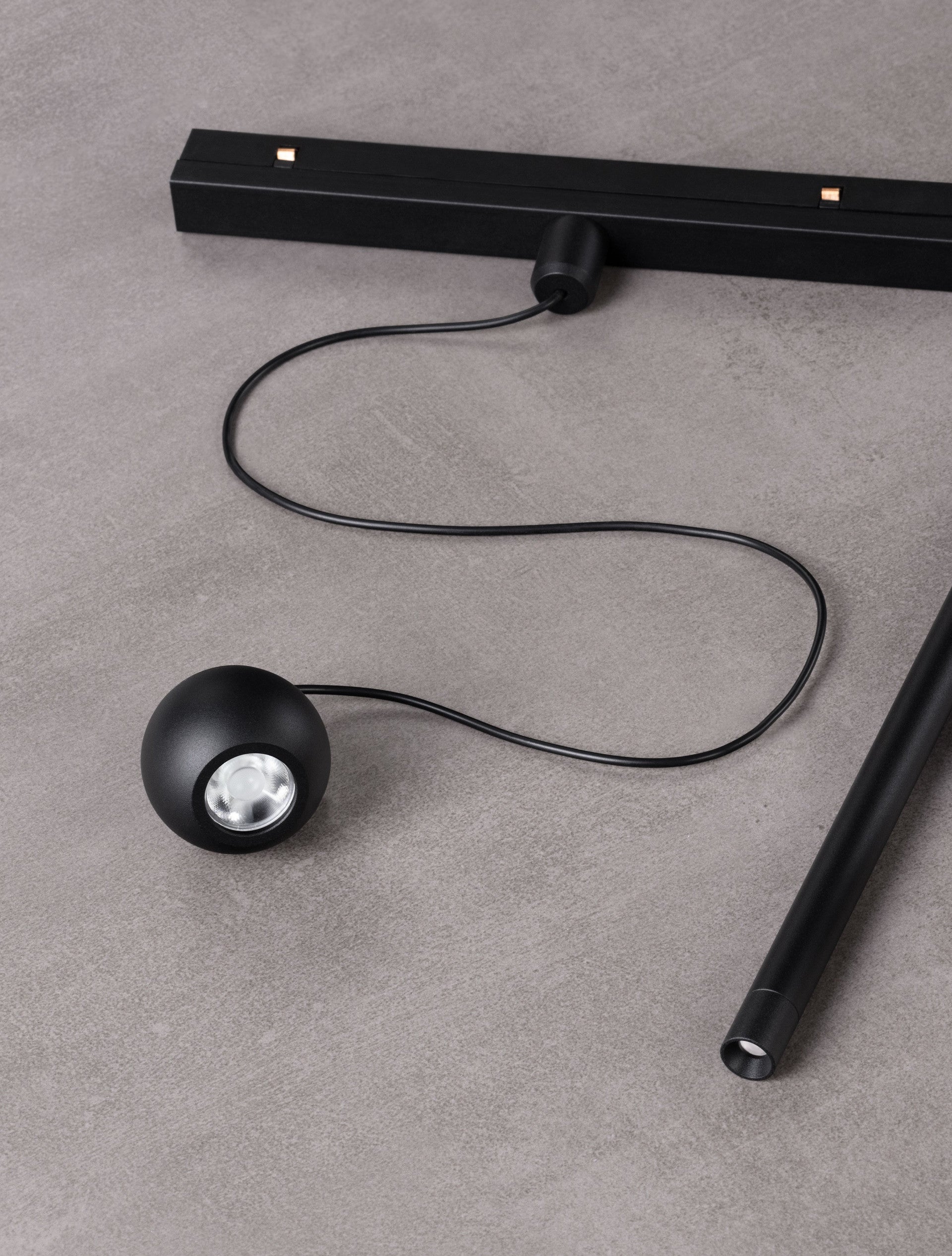Техническо осветление ULTRA SLIM 5W 3000K Пясъчно черен, Пясъчно бял, Златист месинг