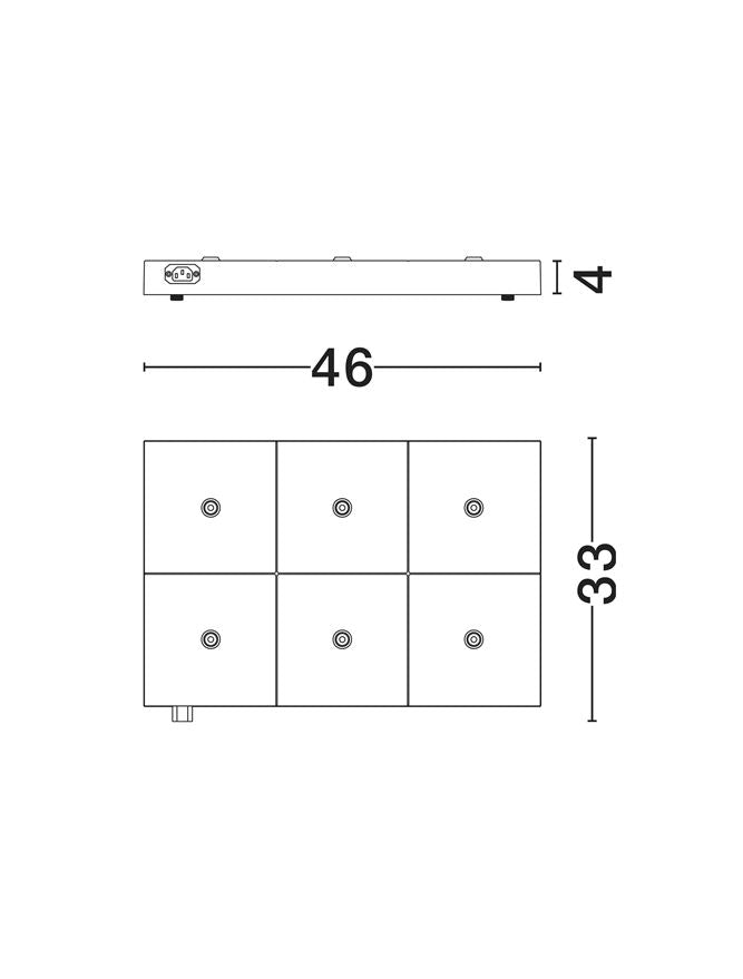 Аксесоар BASE 100-240V Пясъчно черен акрил ABS