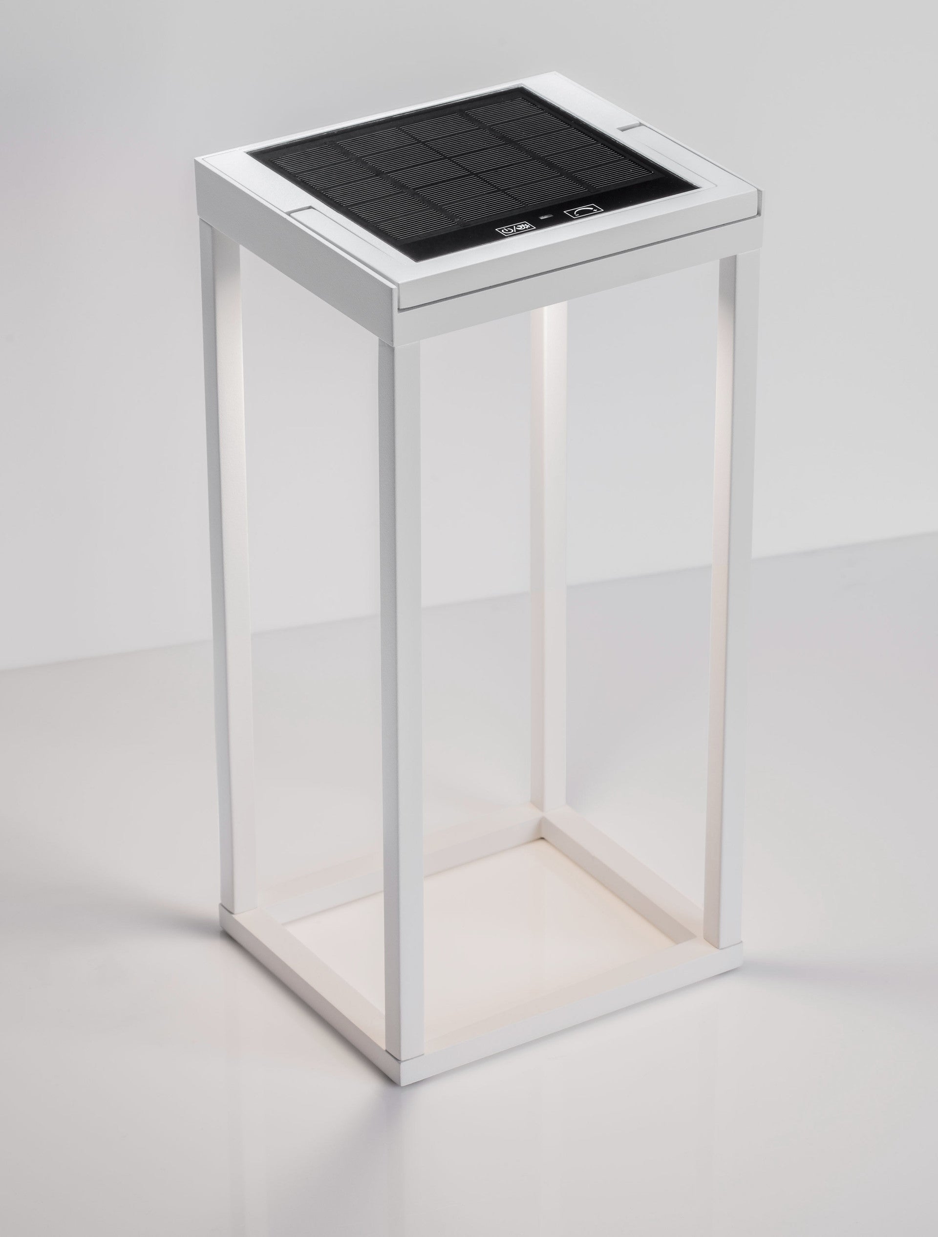 Външен аплик TEGOLO 2W LED Пясъчно бял алуминий и стъкло IP54