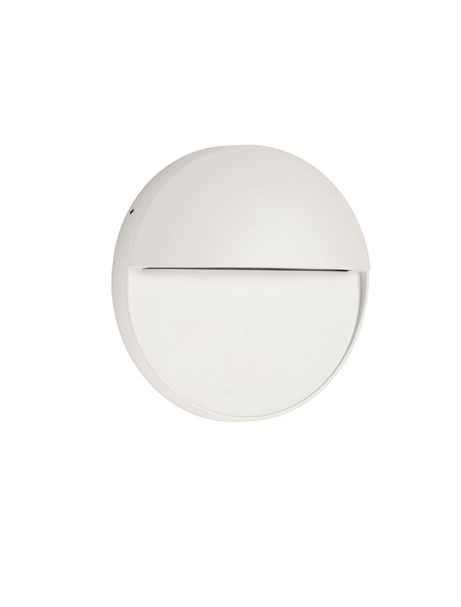 Външен аплик RODIX 5W LED Пясъчно бял алуминий и поликарбонат IP54 ⌀16