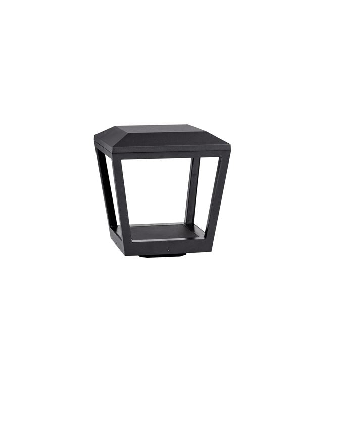 Външен аплик OPU LED 15W Тъмен антрацит алуминий и поликарбонат L24 W24 H26см IP65