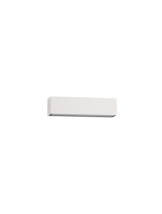 Градинска лампа ALLURE 8W Пясъчно бял алуминий и стъкло IP65 3000K L22см