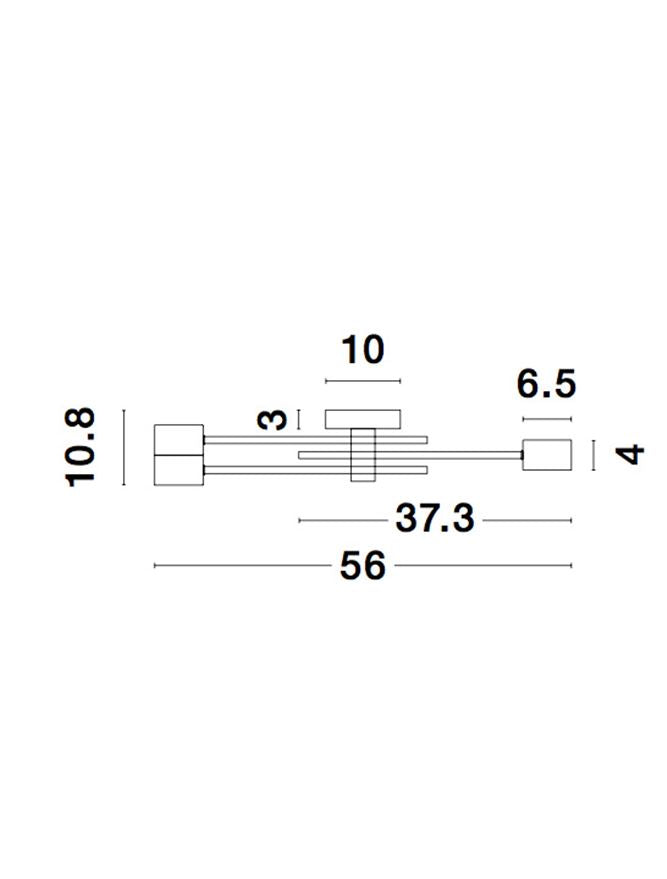 Висящо осветително тяло (пендел) GRANSO 3x12W E27 Пясъчно черен метал
