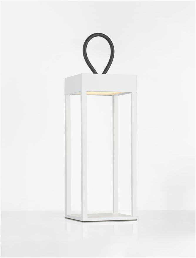 Външен аплик LUCIA 4W LED Пясъчно бял алуминий IP54