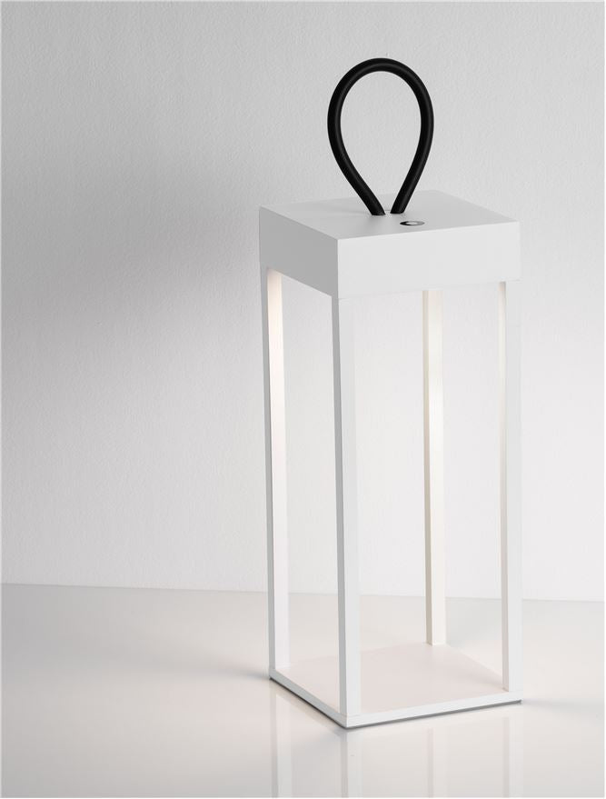 Външен аплик LUCIA 4W LED Пясъчно бял алуминий IP54
