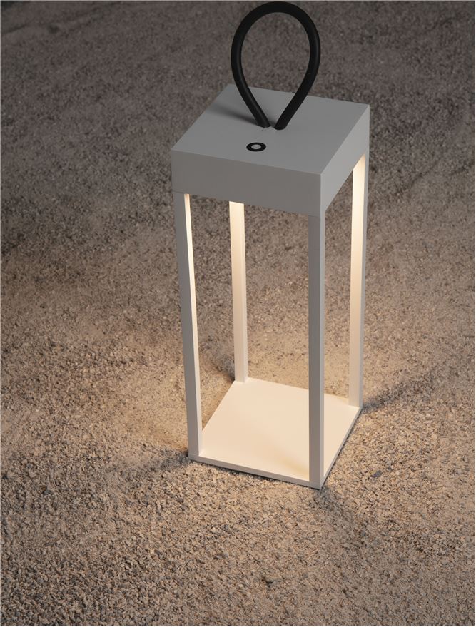 Външен аплик LUCIA 4W LED Пясъчно бял алуминий IP54