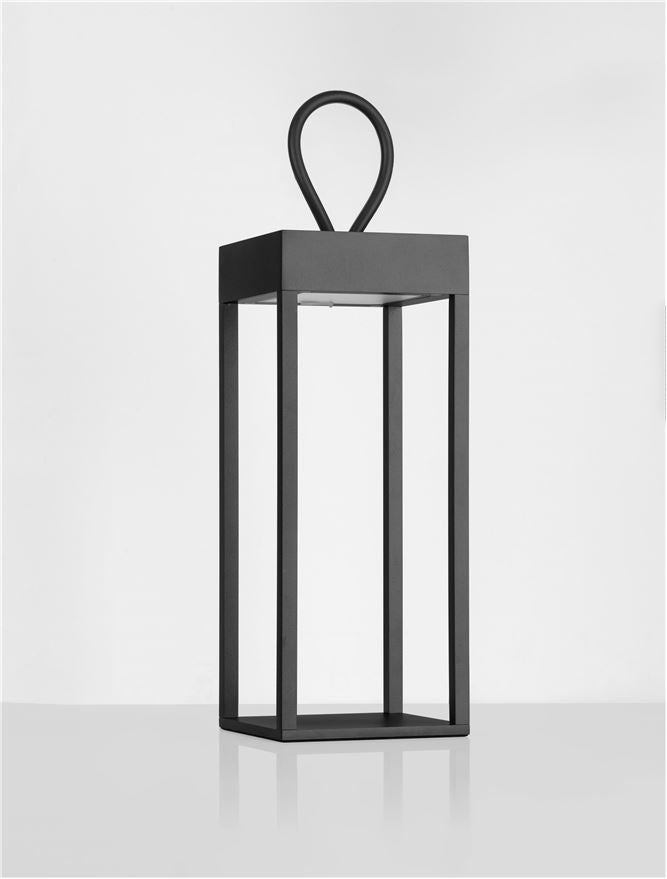 Външен аплик LUCIA 4W LED Пясъчно черен алуминий IP54