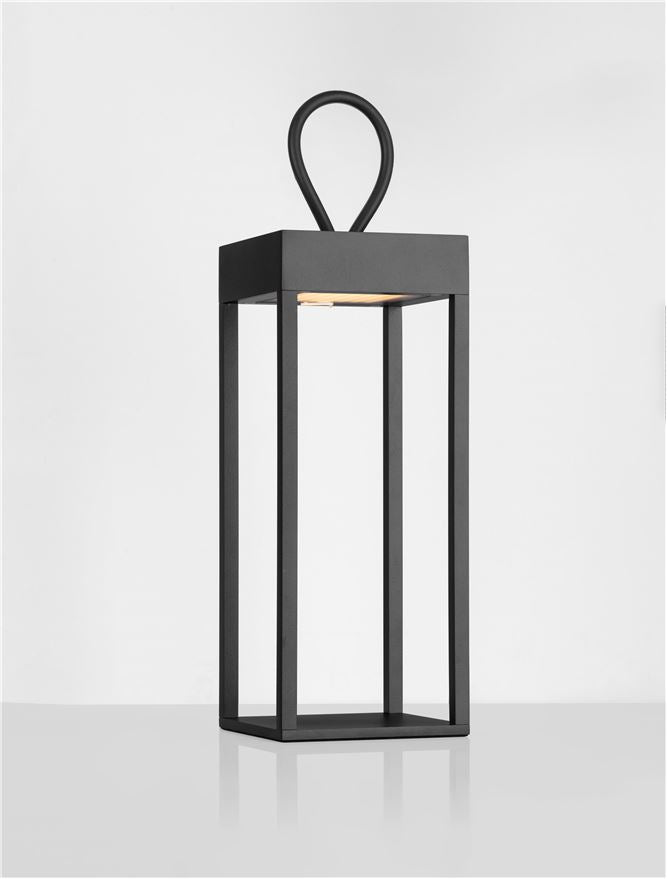 Външен аплик LUCIA 4W LED Пясъчно черен алуминий IP54