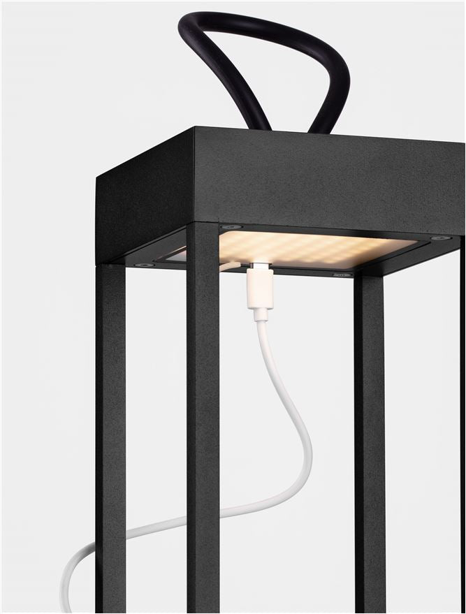 Външен аплик LUCIA 4W LED Пясъчно черен алуминий IP54