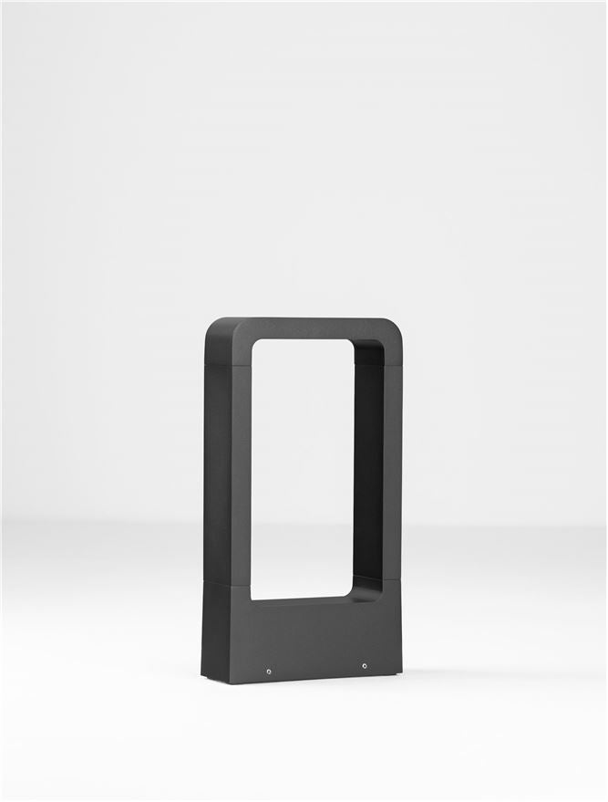 Външен аплик MINIMAL 7W Пясъчно черен алуминий LED IP65 H30см