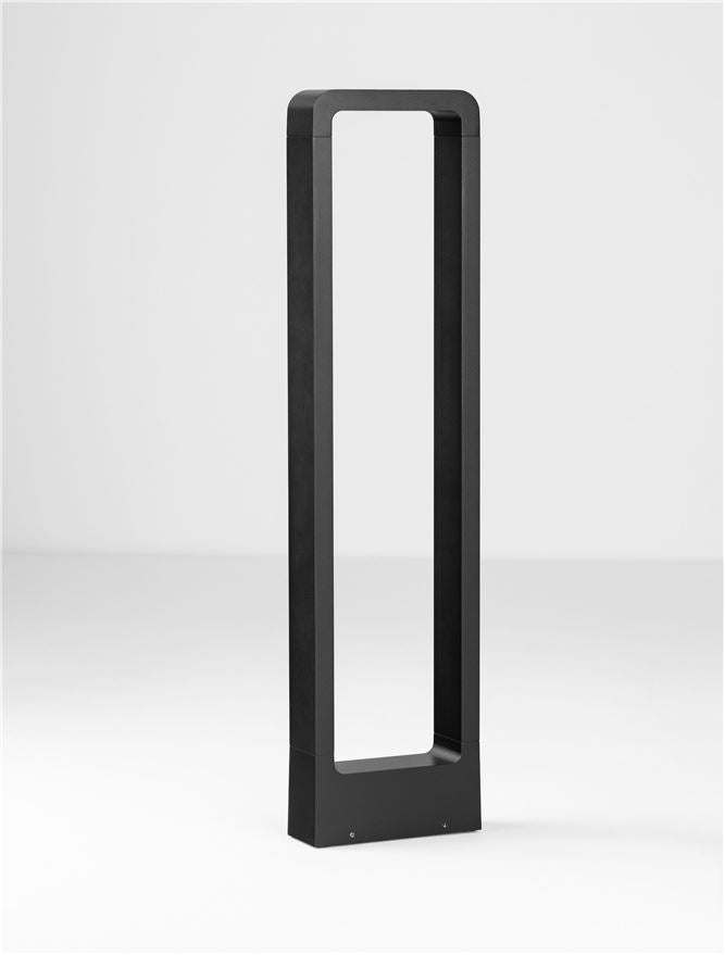 Външен пендел MINIMAL 7W Пясъчно черен алуминий LED IP65 H65см