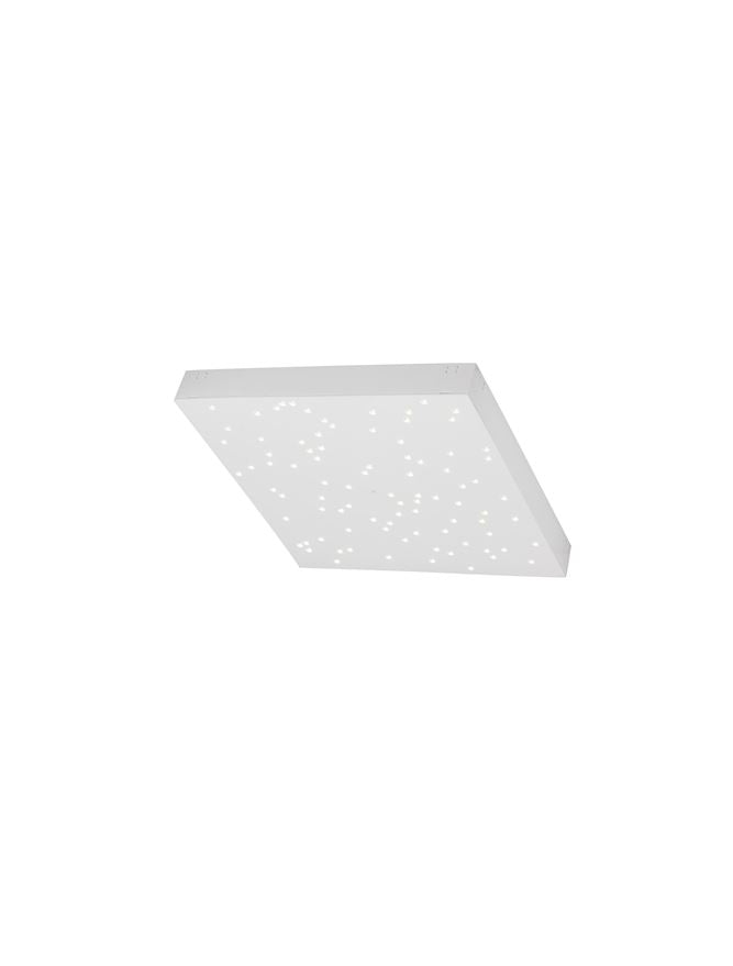 Висящо осветително тяло (пендел) CIELO 8W Триак димируем Бял ABS L30 W30 H4см