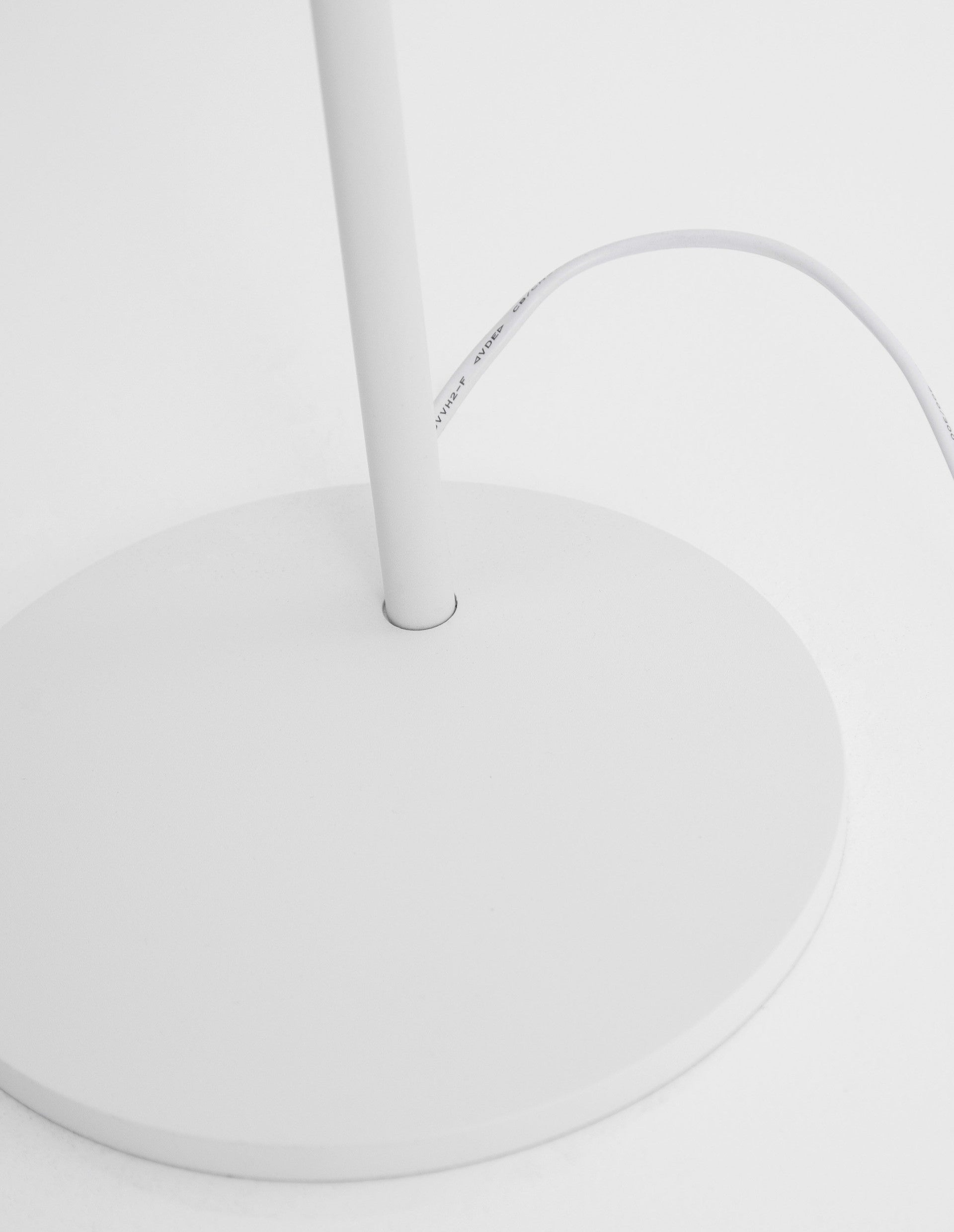 Висящо осветително тяло (пендел) YAMA LED 12W Бял алуминий и текстилен абажур