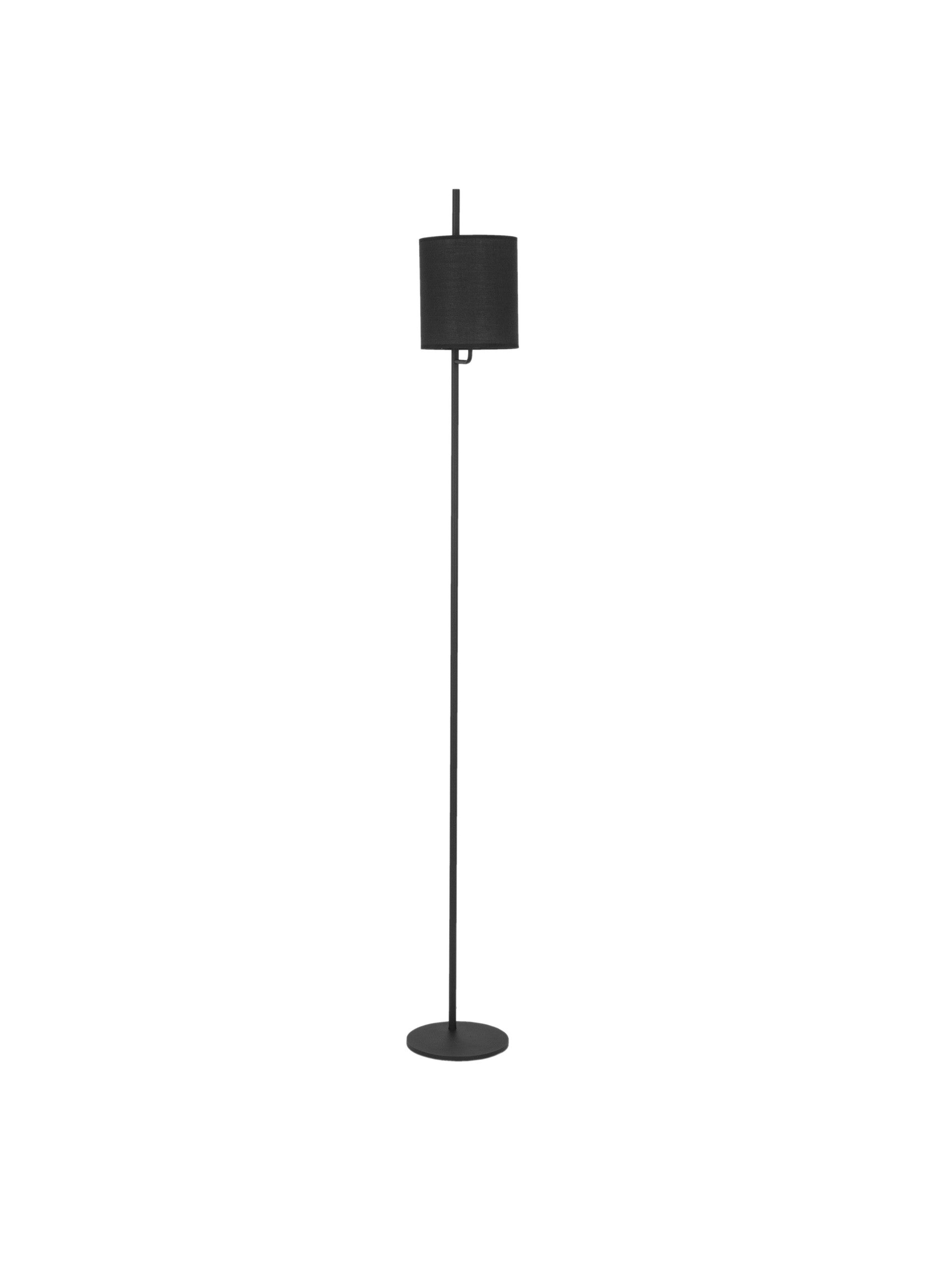 Висящо осветително тяло (пендел) YAMA LED 12W Черен алуминий и текстилен абажур
