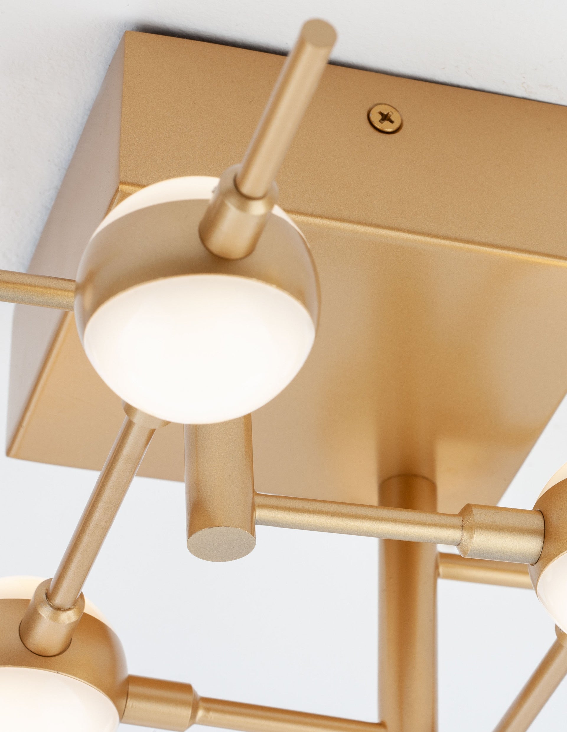 Висящо осветително тяло (пендел) ATOMO 25W Златист метал и акрил