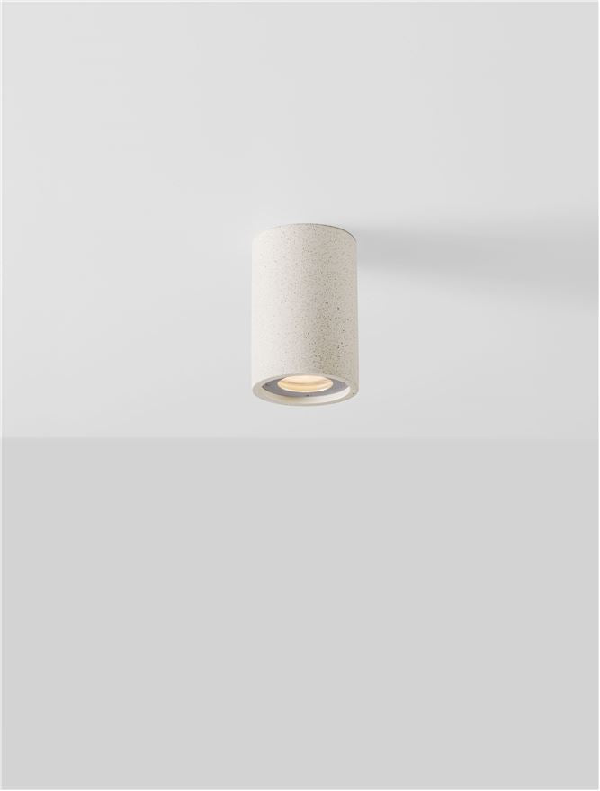 Градинска лампа PAR LED GU10 10W Бял пясъчен бетон IP65