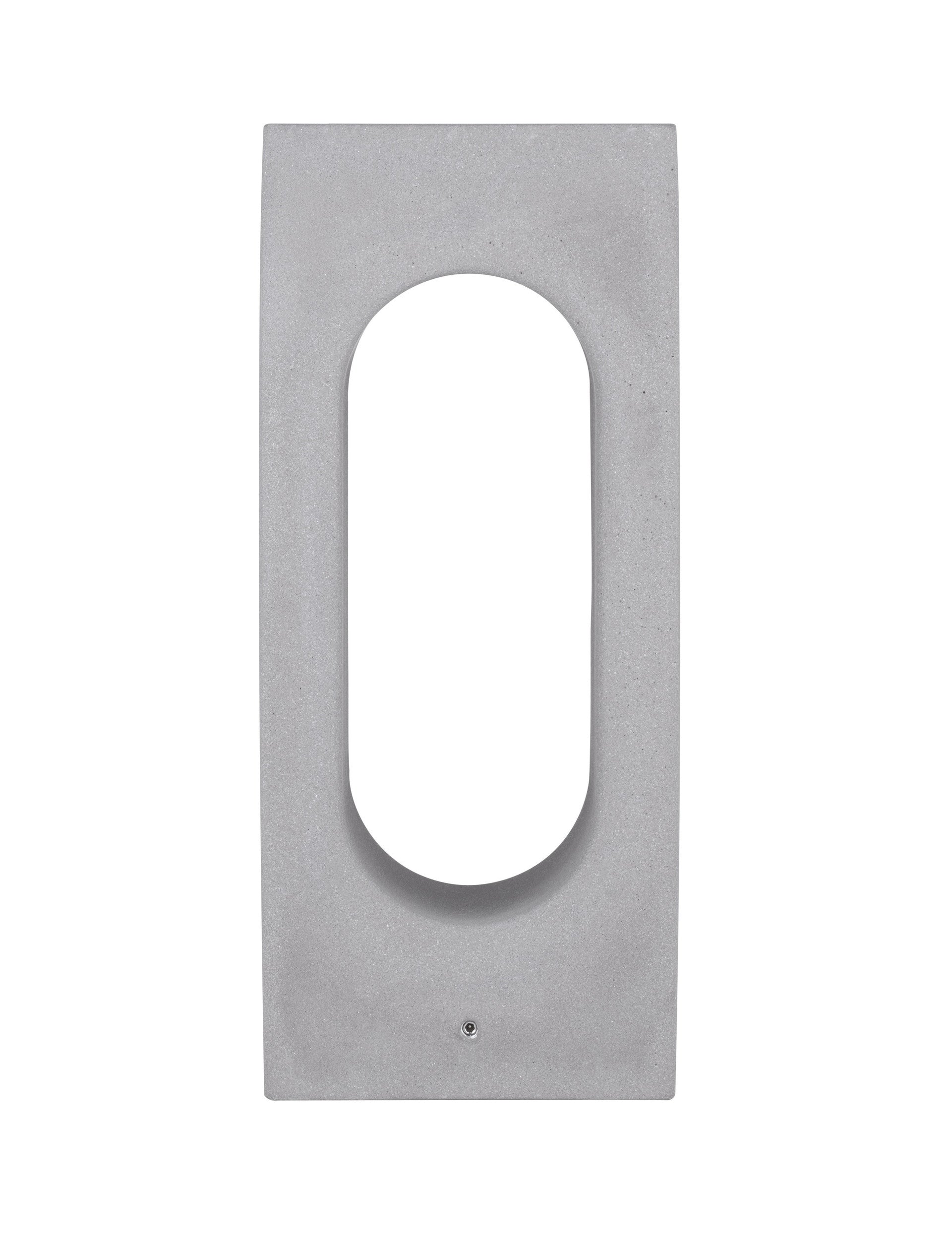 Външен аплик STAGE 6W 3000K Сив бетон IP65 L15 W15 H35см