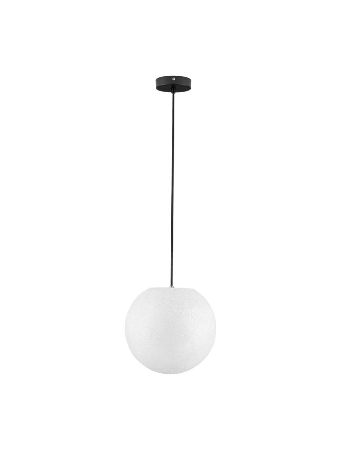 Външен пендел MOON LED E14 5W Пясъчно бял с черен кабел ⌀30 H200см IP65
