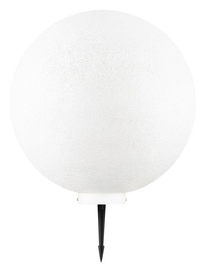 Градинска лампа MOON LED E27 12W Пясъчно бял ⌀50 H50см +19см колче IP65