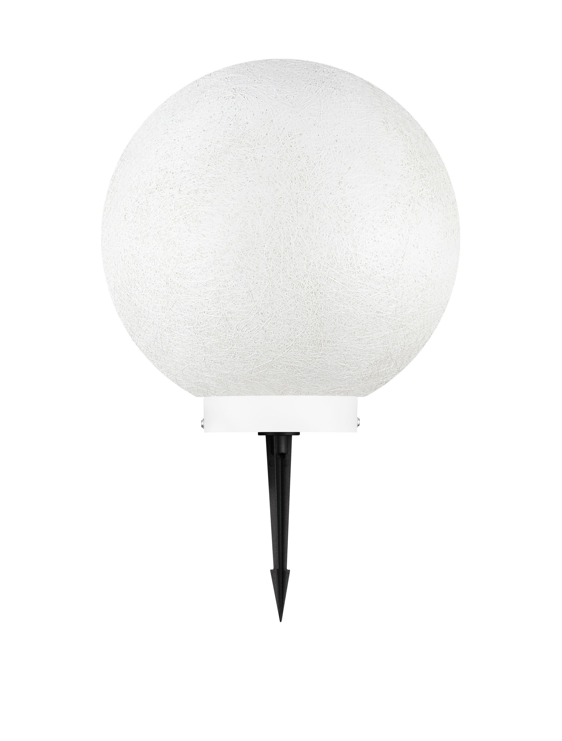 Градинска лампа MOON LED E14 5W Пясъчно бял ⌀30 H30см +19см колче IP65
