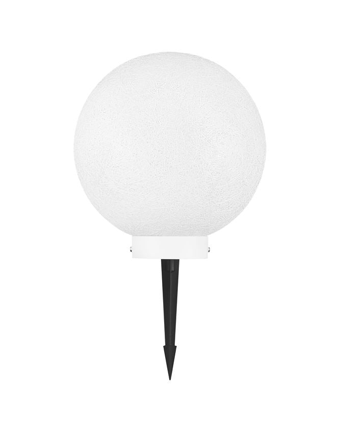 Градинска лампа MOON LED E14 5W Пясъчно бял ⌀25 H25см +19см колче IP65