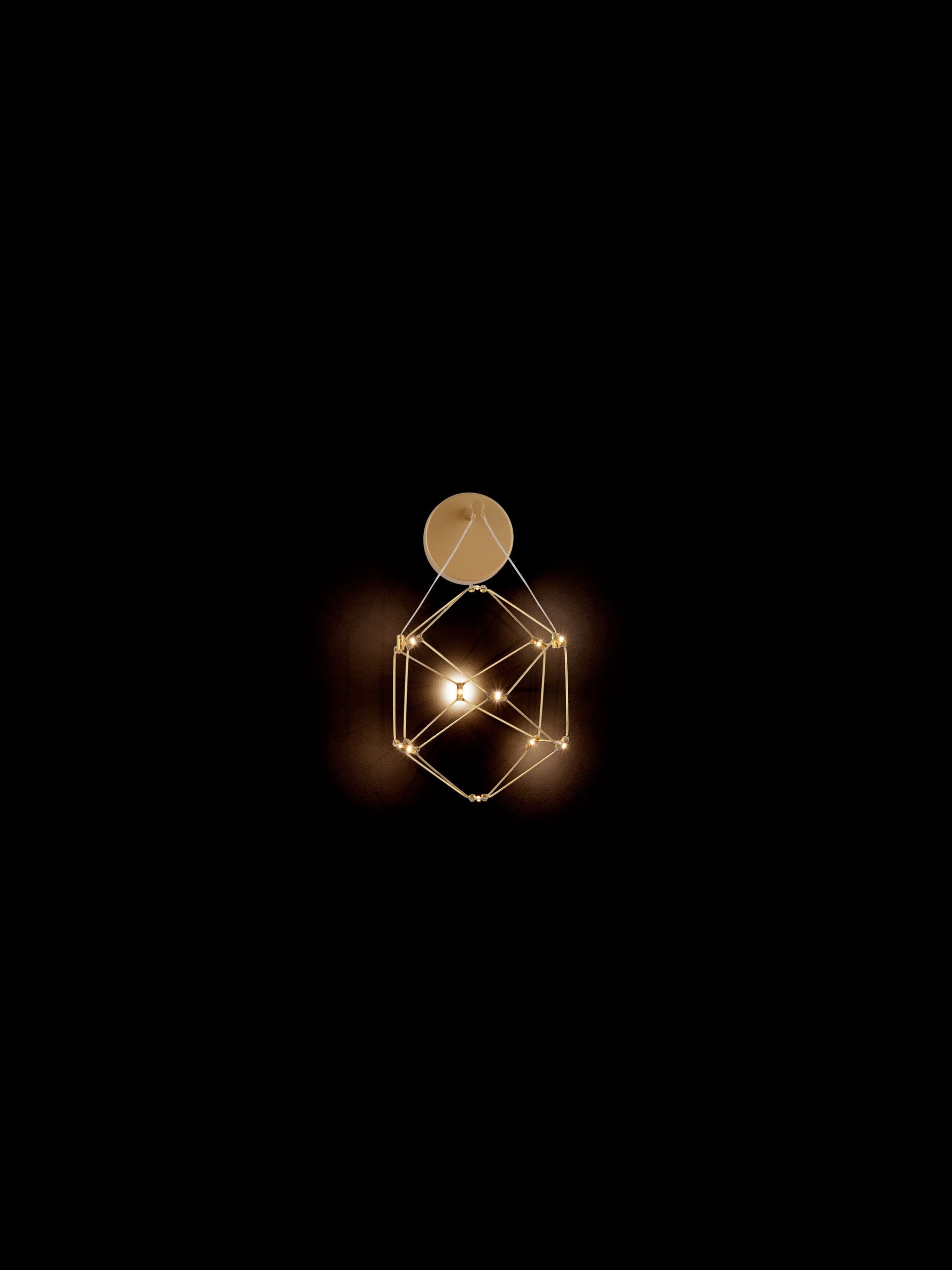 Висящо осветително тяло (пендел) STELLAR 6W Мед Златен метал L17 W23.4 H31см