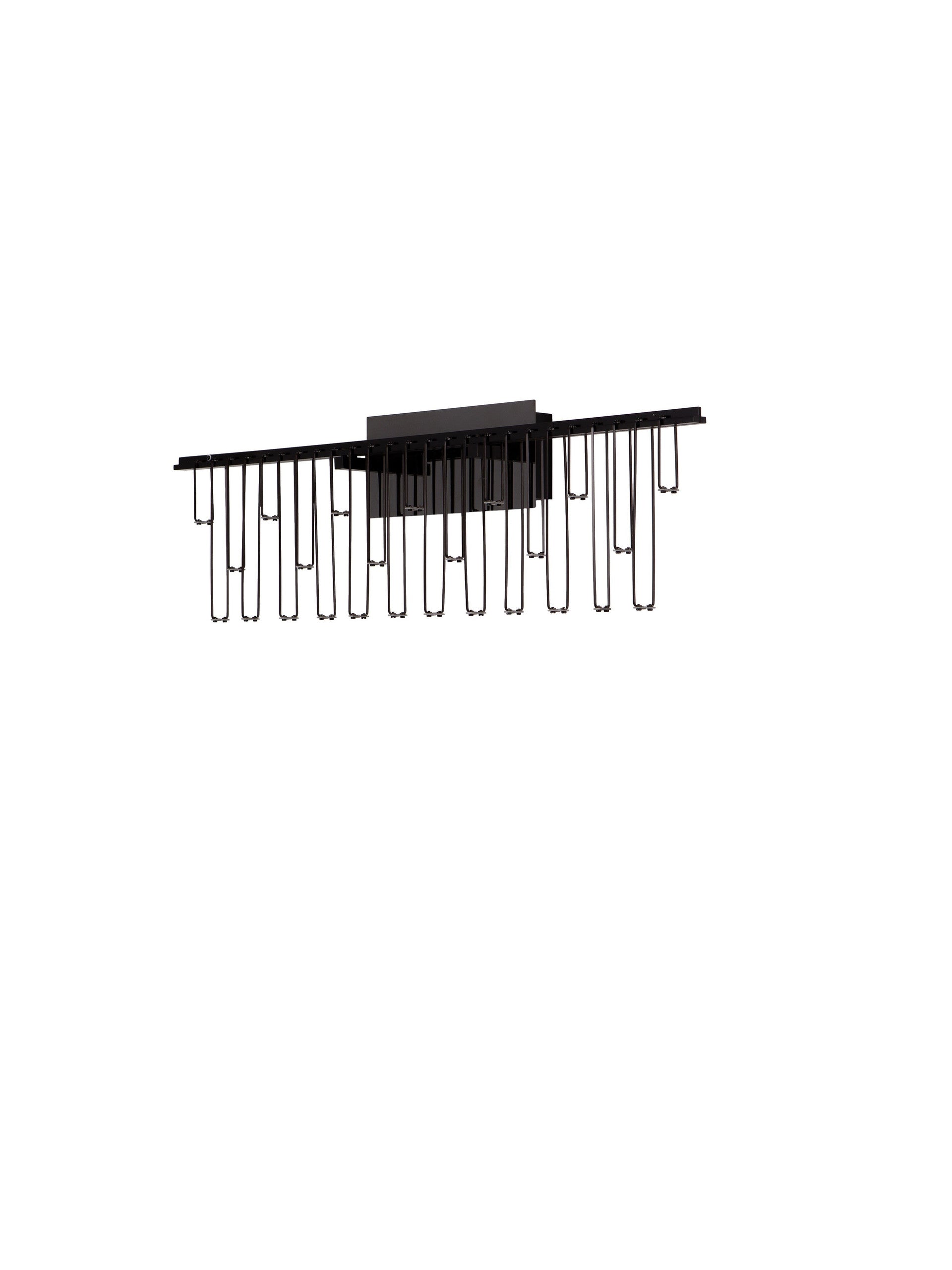 Висяща лампа NEBULA 11W Черна Хром Мед L67 W10 H20см Triac димируема