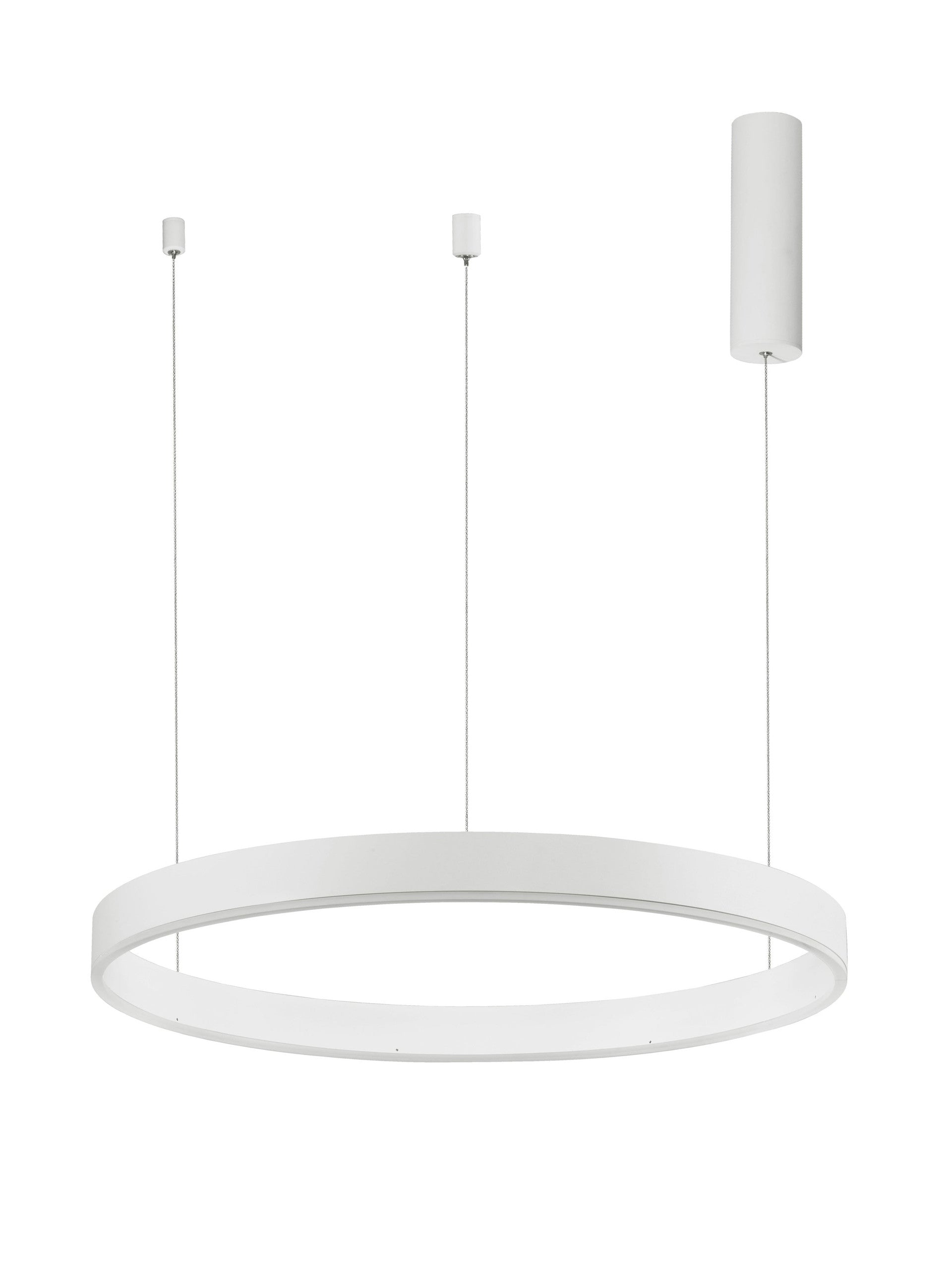 Висящо осветително тяло (пендел) MOTIF 40W LED 3000K Триак димируем Пясъчно бял алуминий акрил Регулируема височина