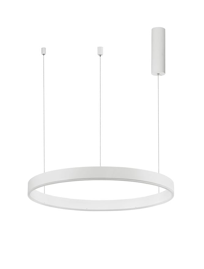 Висящо осветително тяло (пендел) MOTIF 40W LED 3000K Триак димируем Пясъчно бял алуминий акрил Регулируема височина