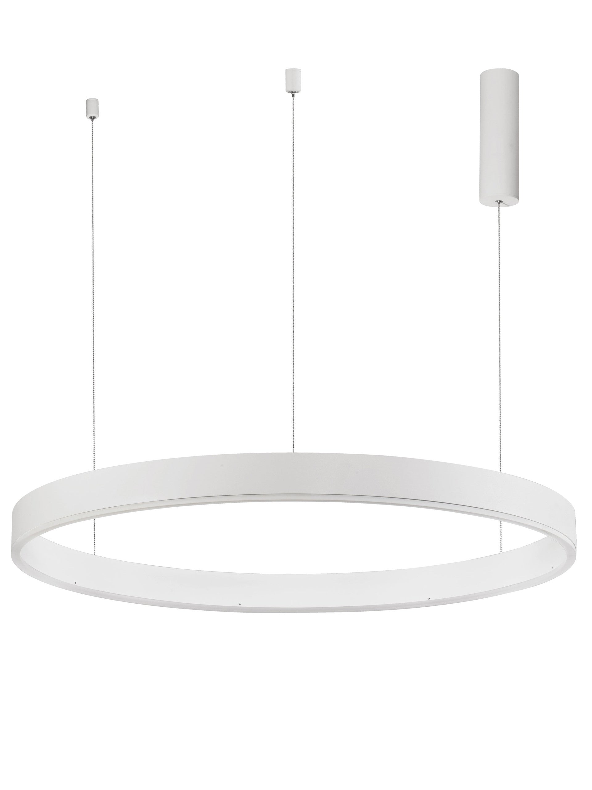 Висящо осветително тяло (пендел) MOTIF 60W LED 3000K Триак димируем Пясъчно бял алуминий акрил Регулируема височина