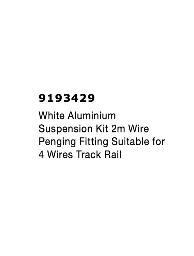 Техническо осветление 4 WIRES TRACK RAILS бял окачващ фитинг