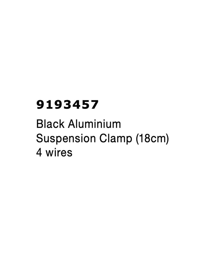Техническо осветление 4 WIRES TRACK RAILS Черен окачвач 18см - alternate view
