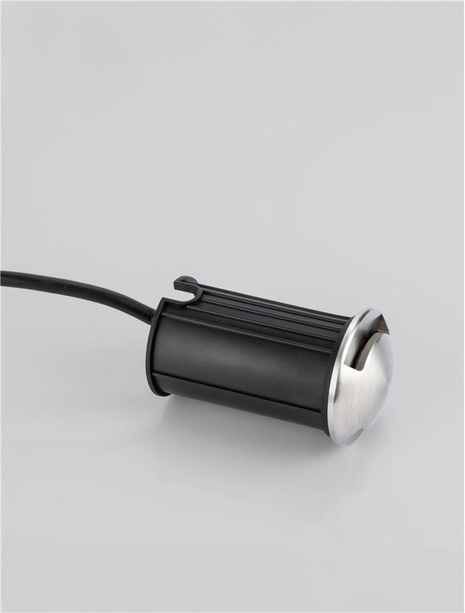 LED спот KEM 2W 110-240V IP67 Сребрист ⌀6.2 H11см 3000K