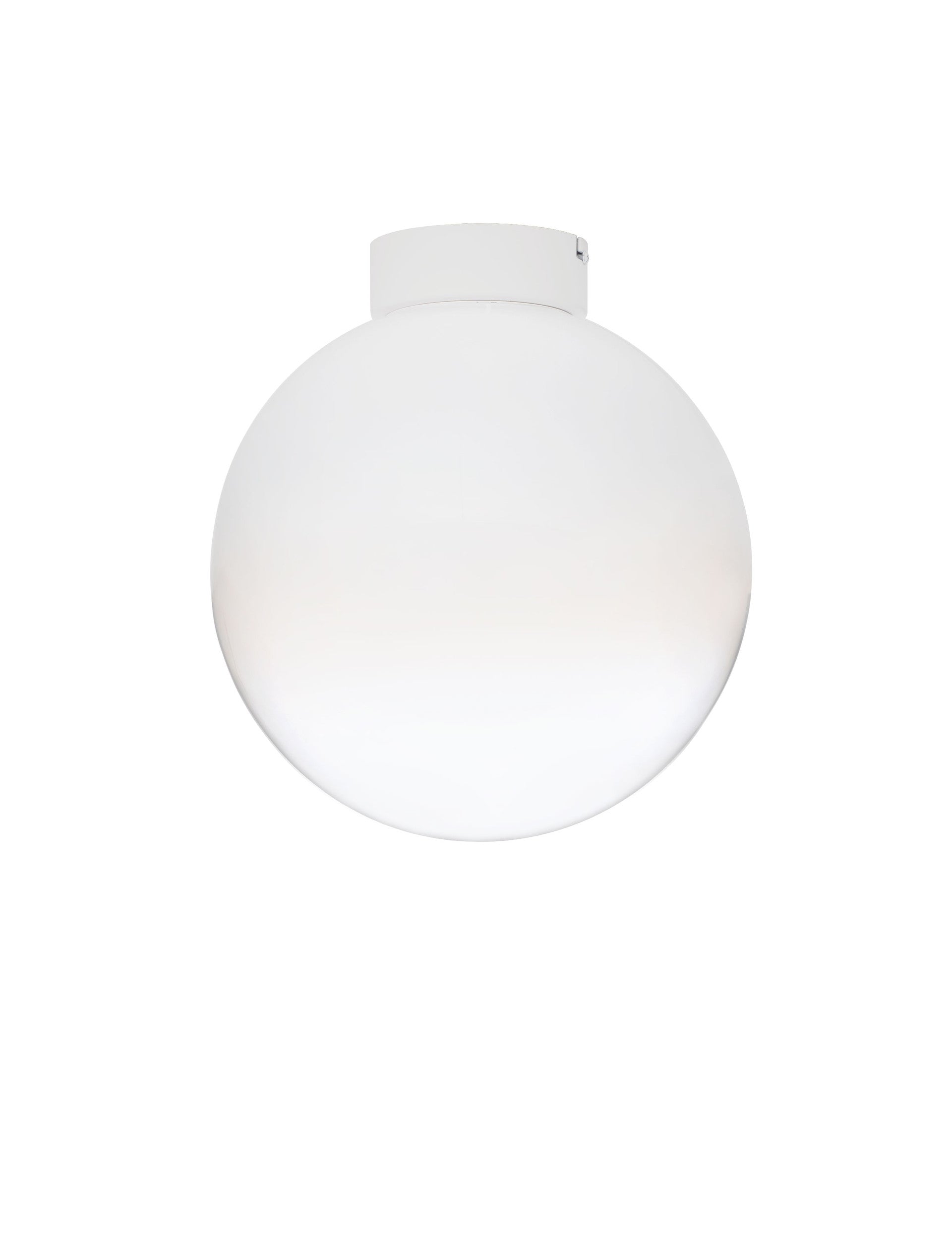 Окачена лампа BOLITA 9W LED димируема, пясъчно бял метал, опалово стъкло