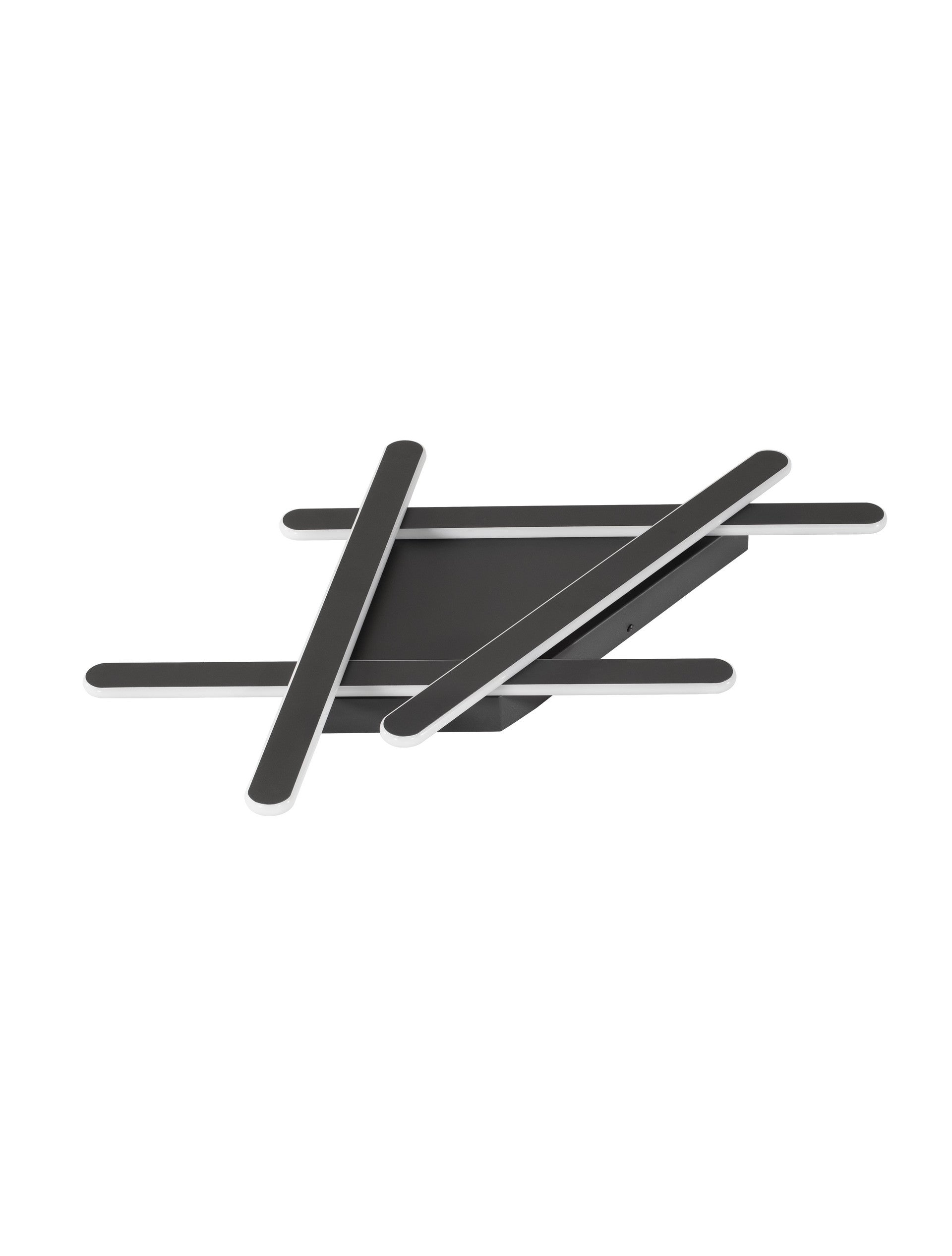 Висящо осветително тяло (пендел) WILLOW 60W LED Пясъчно черен алуминий и акрил