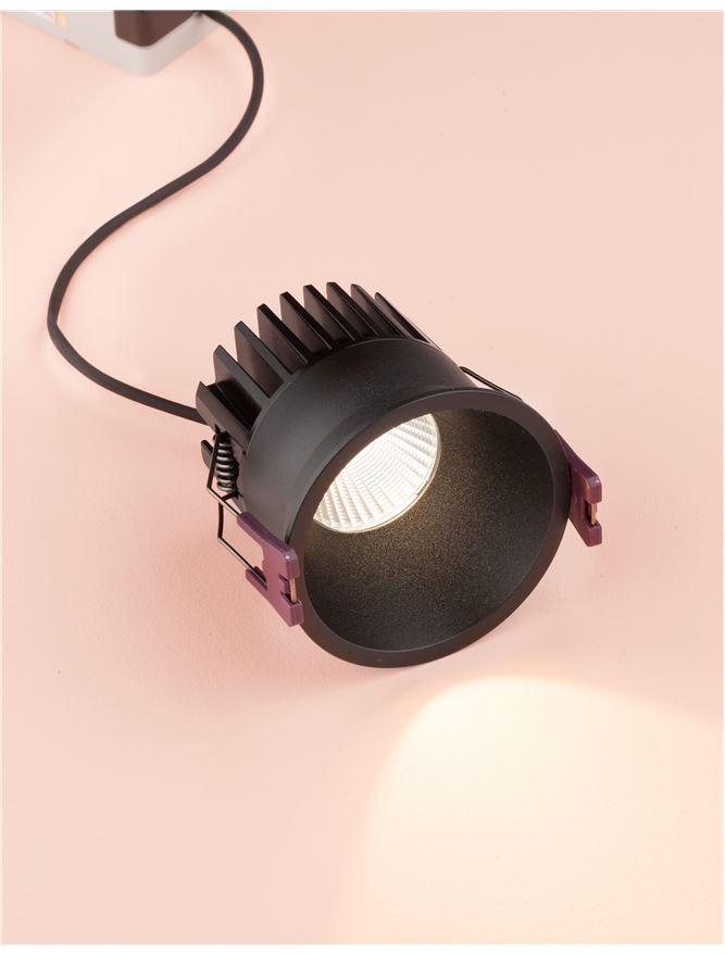 Външен аплик BLADE 12W LED Пясъчно черен алуминий