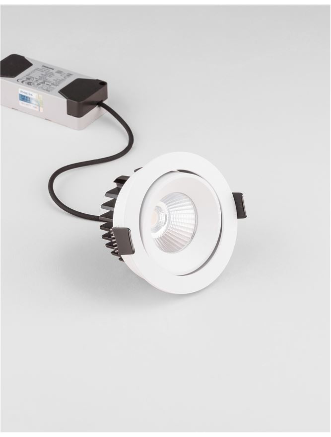 Външен аплик BLADE 12W LED Пясъчно бял алуминий