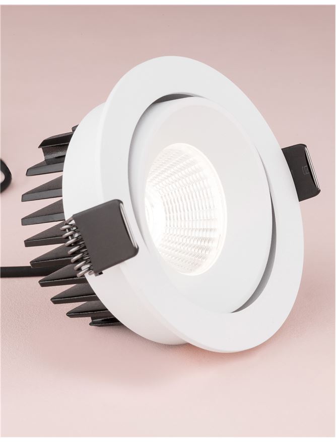 Външен аплик BLADE 12W LED Пясъчно бял алуминий