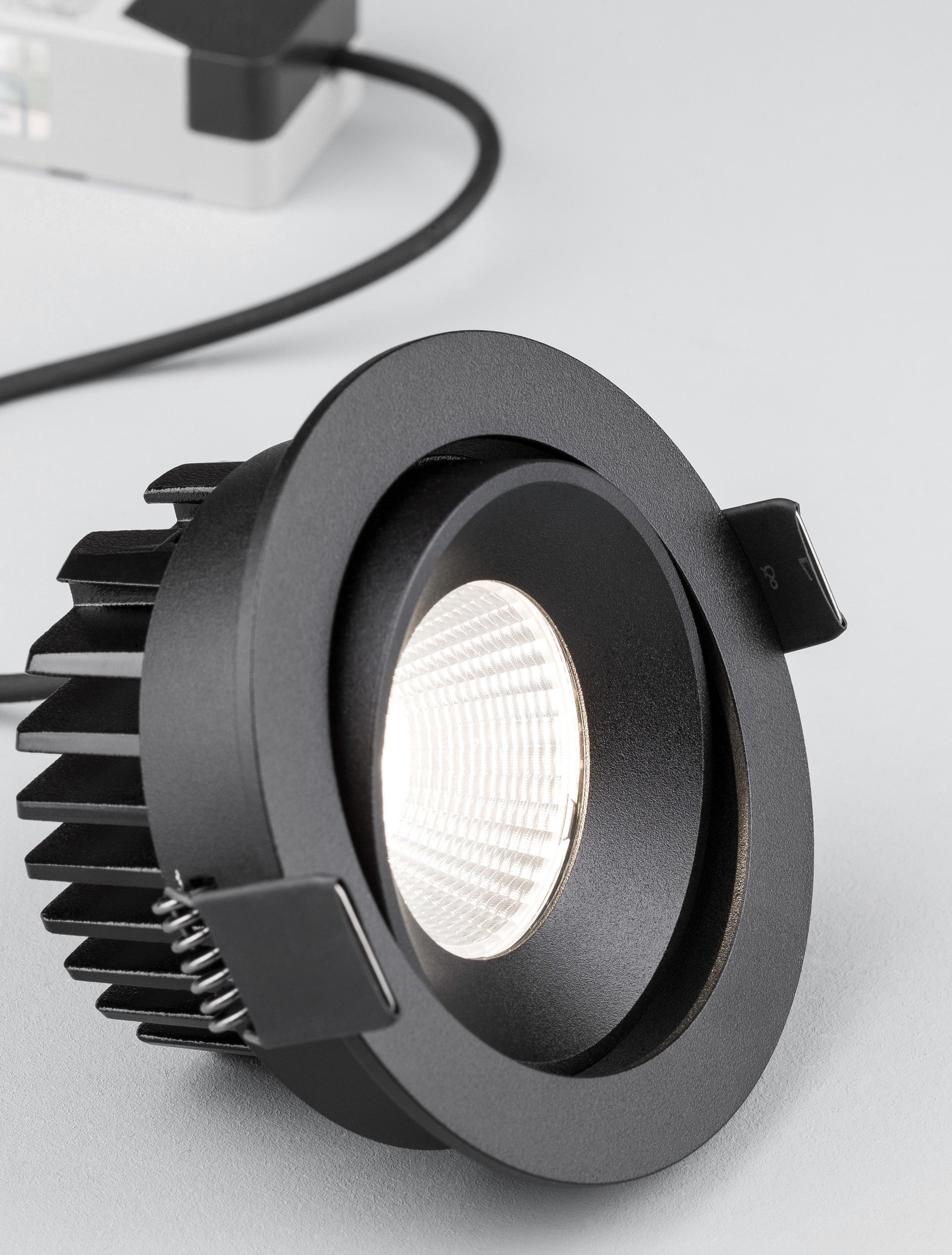 Външен аплик BLADE 12W LED Пясъчно черен алуминий