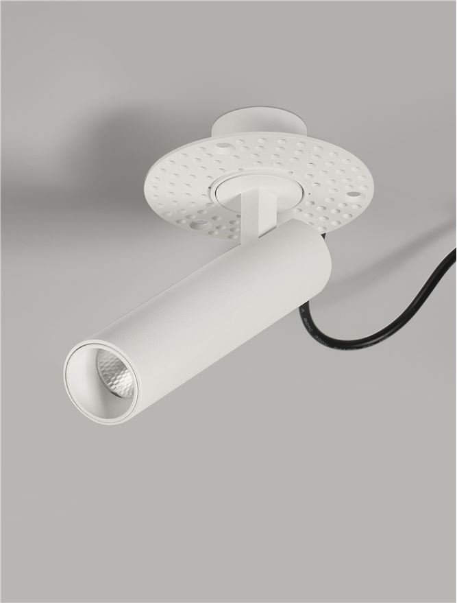 LED спот CLARITY 6W Trimless Матово бял алуминий