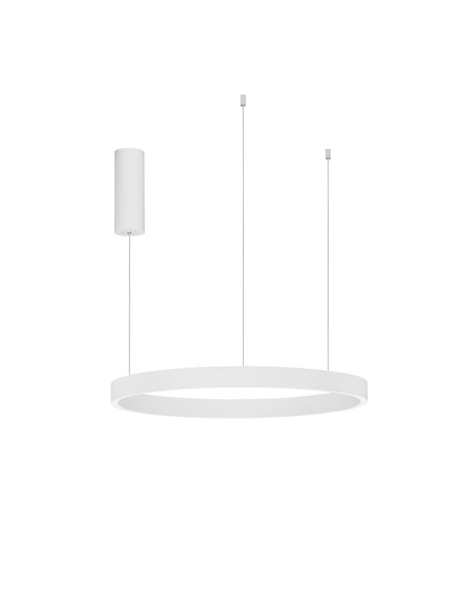 Висящо осветително тяло (пендел) ELOWEN 60W LED 3000K Триак димируем Пясъчно бял алуминий акрил Нагоре-надолу Регулируема височина